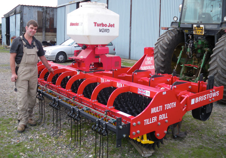 Alistair N 3.5Mtr Split Level subsoiler Multi Tooth Tiller Roll